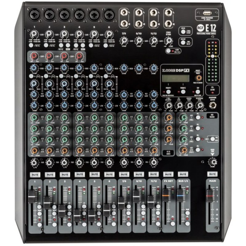 RCF E12 12-Channel Mixing Console